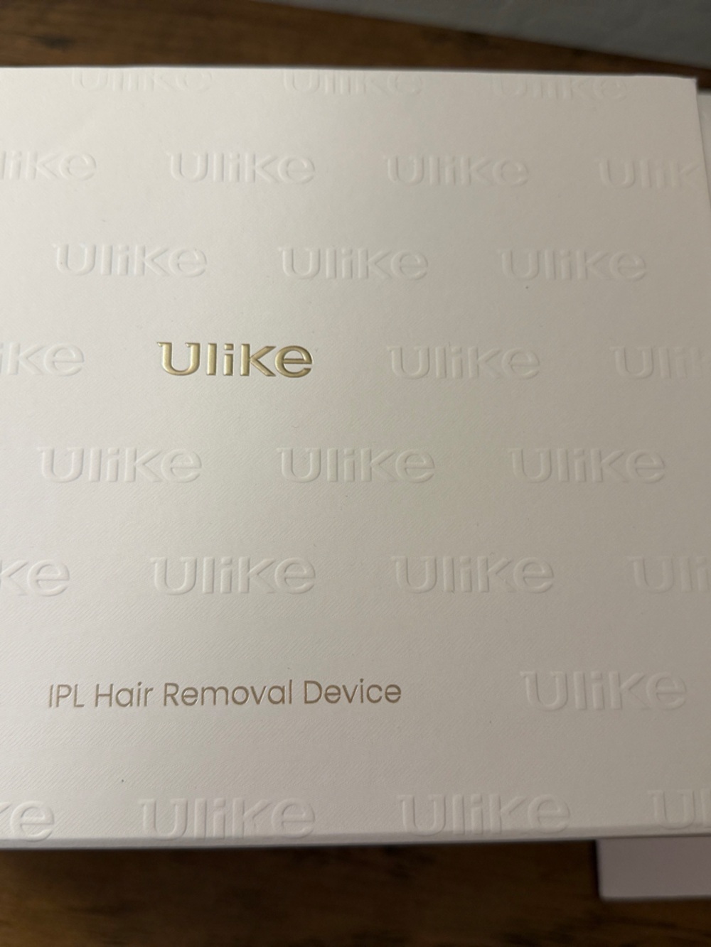 Ulike White IPL Hair Removal Device - White—New in Box